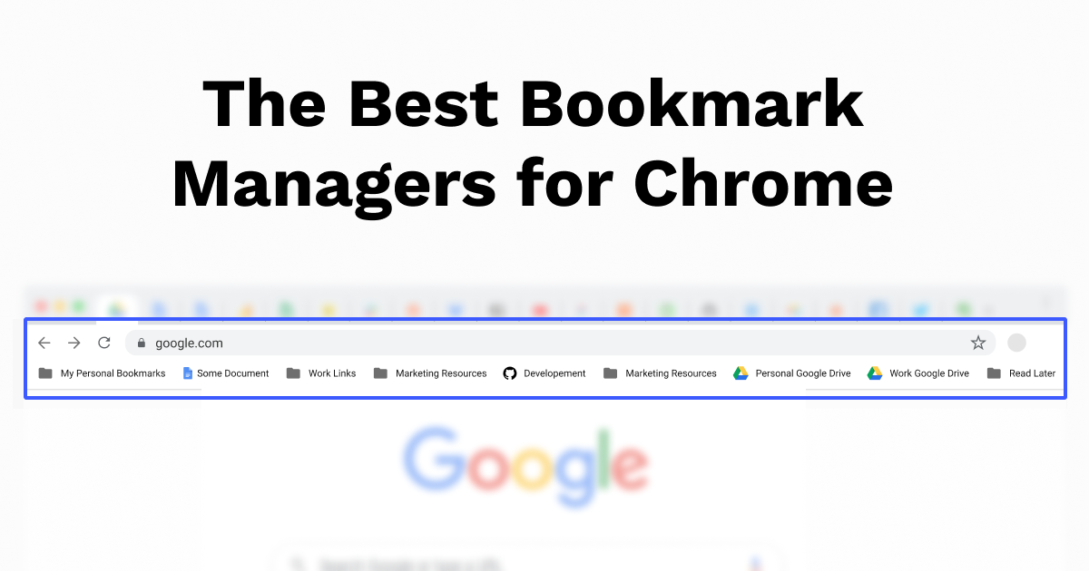 Best Bookmark Managers for chrome Partizion